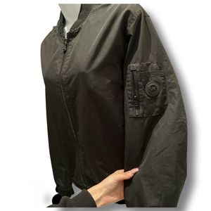 Authentic Michael Kors black rain jacket
